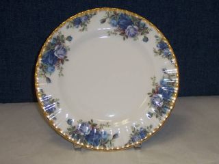 ROYAL ALBERT OLD COUNTRIES ROSES BLUE SALAD PLATE NEW