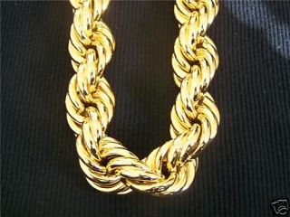 Fat Heavy Gold Rope Chain HUGE 36 20MM RUN DMC LIL JON