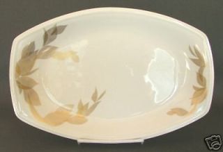 Kahla Rhapsodie Porcelain Serving Platter Gold Leaves
