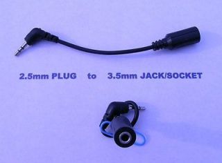 5mm Right Angle PLUG to 3.5mm Stereo Adaptor   Great for ACC2 in the 
