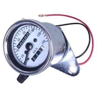 Universal Dual Odometer Speedometer Meter Internal Night light F 