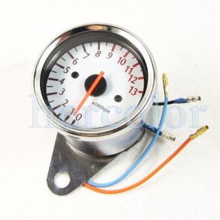 Universal Scooter Analog Tachometer Gauge 13000RPM For Motorcycle New