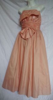   1950s style Ronald Joyce Pink Dress Size 12 Wedding/Grace Kelly/Madmen