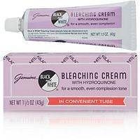 Black & White 1.5oz Bleaching Cream With Hydroquinone For Smooth Even 