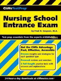   Nursing School Entrance Exam by Fred N. Grayson 2004, Paperback