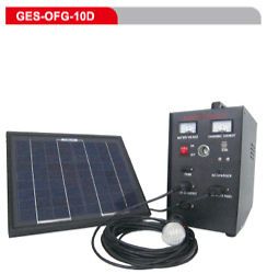 CYBER SPECIAL Emergency Backup Solar Power Generator Complete Kit 10D