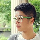   Hot Fashion Cool Clear Lens Frame Wayfarer Nerd Glasses YJ01 45 Green