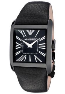 Emporio Armani AR2027 Watches,Womens Super Slim Black Dial Black 