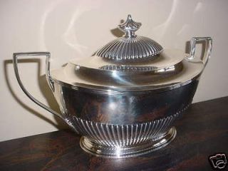 Large Grand Pacific Gorham Silver Electroplate Covered Tea Caddy 
