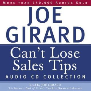 Cant Lose Sales Tips by Joe Girard 2002, CD, Abridged, Unabridged 