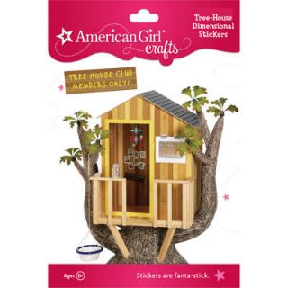 American Girl Crafts Club Tree House Stacked Stickers