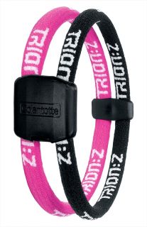 Buy TrionZ   Dual Loop Magnetic Ionic Bracelet Small Black/Pink 