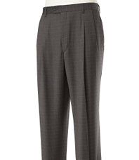 Signature Imperial Blend Wool/Silk Pleated Trousers