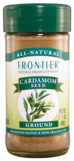 Frontier Natural Products   Cardamom Seed Ground   2.11 oz. CLEARANCE 