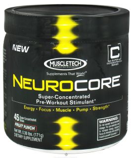 Muscletech Products   NeuroCore Super Concentrated Pre Workout 