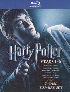 Harry Potter Years 1 6 Blu ray Disc, 2009, 7 Disc Set, WS