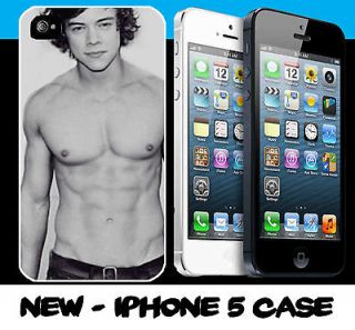 Harry Styles White Iphone 5 Plastic Case   One Direction I phone 5 