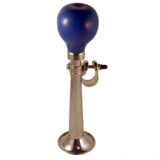 Funky blue and chrome bicycle horn that will ensure that you’re 