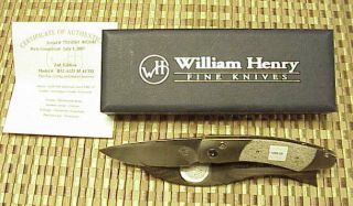 William Henry Knife B12 A325M LTD. EDITION 007/100 William Henry 