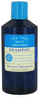 Avalon Organics   Shampoo Scalp Normalizing Therapy Tea Tree Mint   14 