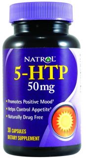 Buy Natrol   5 HTP 50 mg.   30 Capsules CLEARANCE PRICED at 