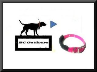 Pink Dayglo Replacement Collar for the Garmin Astro DC 30 Tracking GPS 