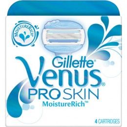 Gillette Venus Proskin Moisture Rich Blades x 4   Free Delivery 