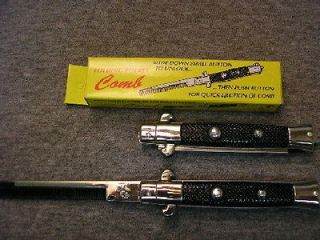 SWITCHBLADE COMBS Brand New In Box knife comb with switch blade