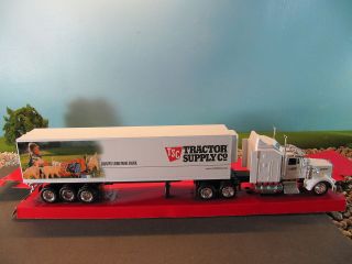 New Ray Diecast Kenworth W900 Semi Trailer Tractor Supply Country 