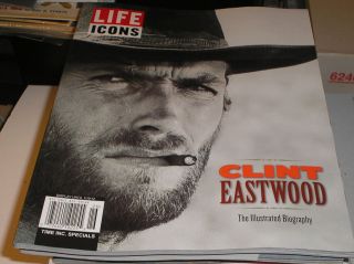 LIFE ICONS   CLINT EASTWOOD   the Illustrated Biography 96 pages 