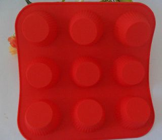 1p Circle Muffin Sweet Candy Jelly Ice Silicone Mould Mold Baking Pan 