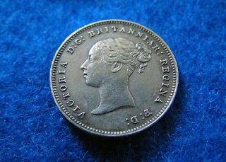 1880 Great Britain Silver 4 Pence (Groat)   About Uncirculated   Free 
