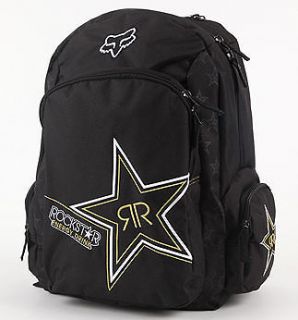 Fox Racing Mens Guys Boys Rockstar Golden Backpack Napsack School Bag 