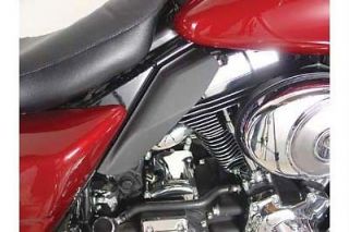 Mid Frame Cover Air Deflector Kit Black Harley Davidson