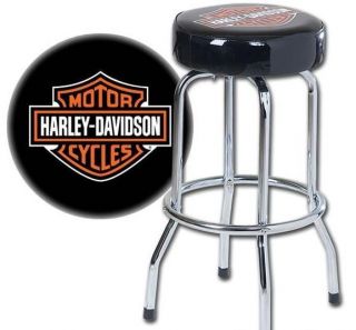 HARLEY DAVIDSON® BAR & SHIELD SINGLE RING BAR STOOL HDL 12124 NEW