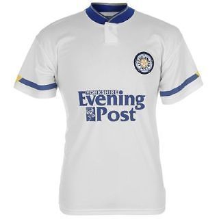 Mens Retro Jersey Leeds United FC 1992 Champions Home Shirt   Size S M 