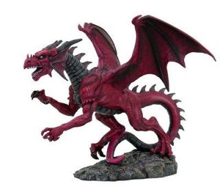 Woods Collection Fantasy Night Prowl Red Dragon Statue Figurine Harry 