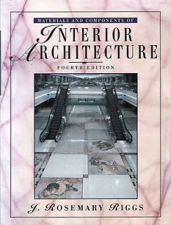 Materials Components Interior Architecture Design Construction 