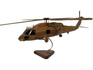 NAVY SH 60 SH60 SEA HAWK SEAHAWK HELICOPTER WOODEN WOOD HAND CARVED 