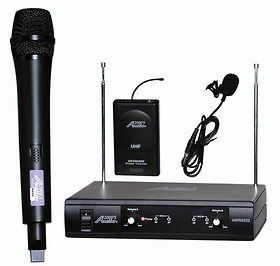   AWM6022L VHF Dual Wireless Microphone System Handheld/Lapel  NEW