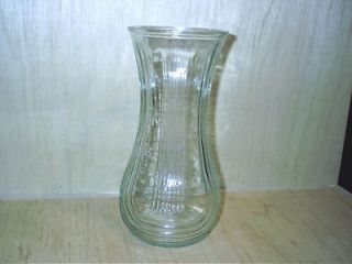 Vintage Hoosier Green Tint Glass Vase 9 3/4 Tall 4087A