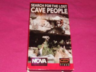 Search for the Lost Cave People, Nova Adventures (VHS)