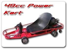 2011 49cc ScooterX Power Kart, now goes 30 32mph ** RED**NEW