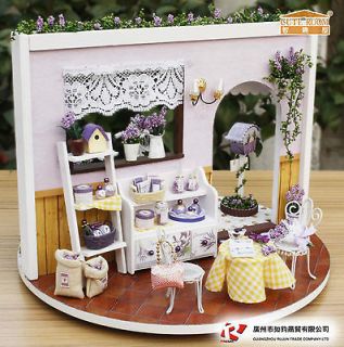 DIY Wooden Dollhouse Miniatures DIY Kits Lavender Story Garden Kits 