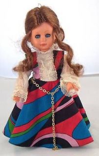 Vintage ItaloCremona Red Hair Doll 1968 IC Italy MOD