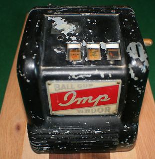 1930s Imp Penny Coin Op Trade Stimulator, Gum Machine, Tobacco 