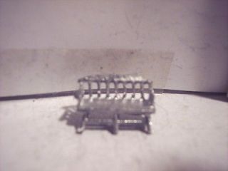 Dollhouse Miniature 144th Scale Unfinished Metal Deacons Bench
