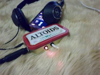   iPhone Guitar Practice Headphone Amplifier play and record Altoids