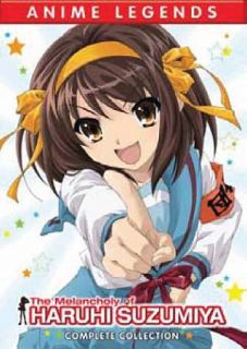 The Melancholy of Haruhi Suzumiya   Complete Collection DVD, 2010, 4 