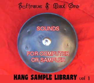 Hang PanArt SAMPLE LIBRARY   Sounds of Hang Drum to use in computer 